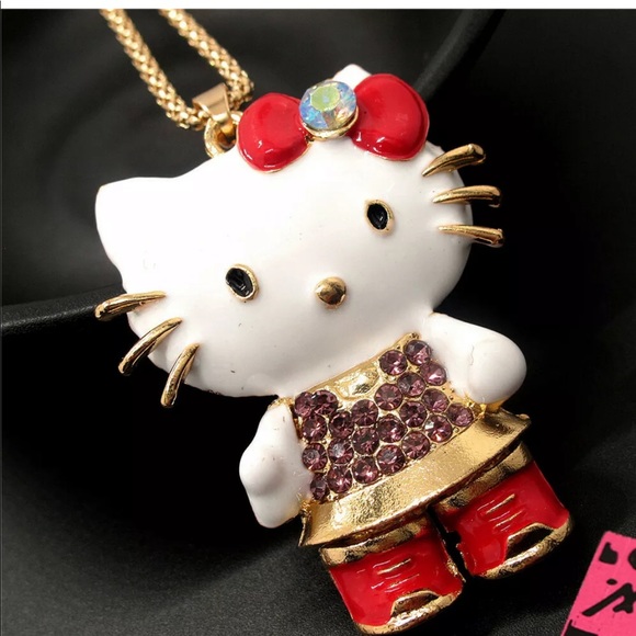 BETSEY JOHNSON HELLO KITTY NECKLACE - Picture 3 of 4